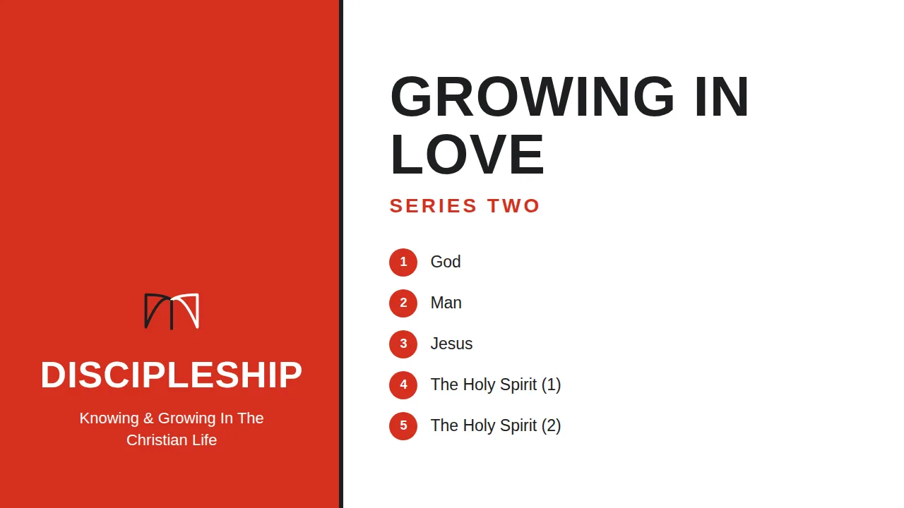 Discipleship Series 2: Growing in Love